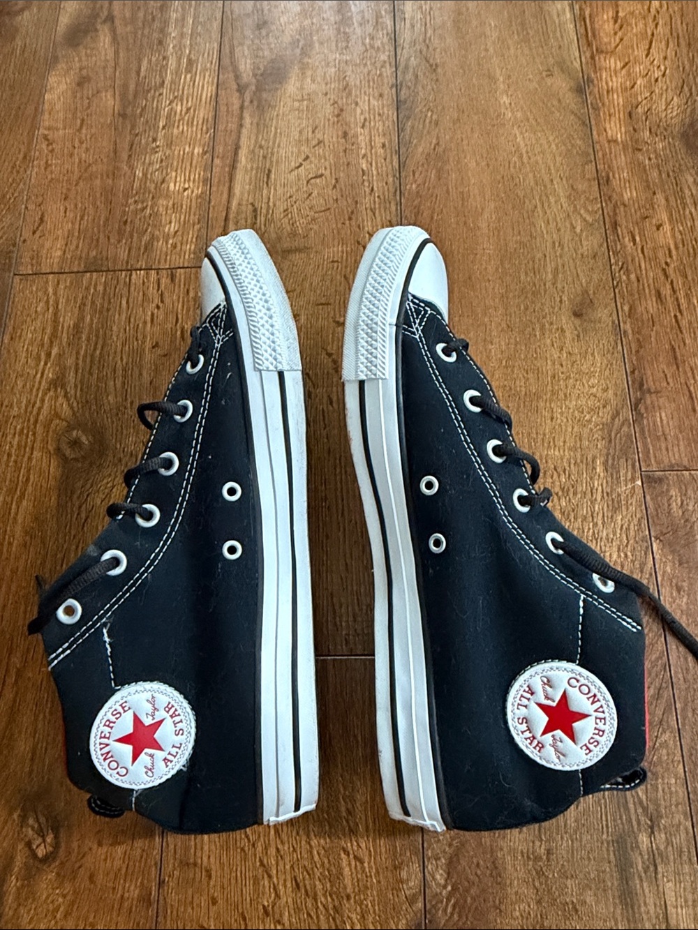 Converse Black & White Kids High-Top Sneakers